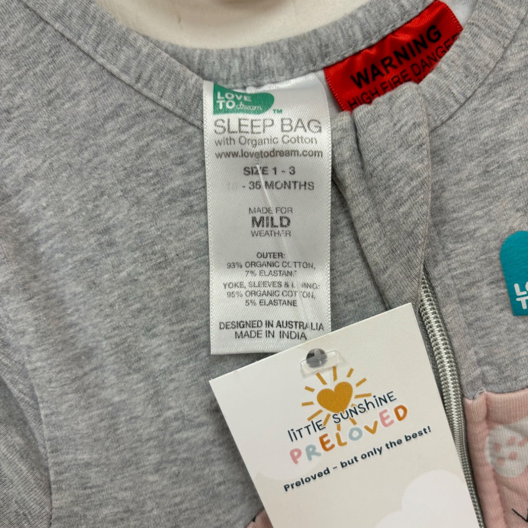 Love to Dream Sleeping Bag Moderate Weather - Size 1-3