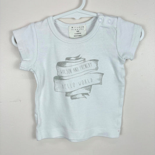 Wilson & Frenchy Tee - Size 000