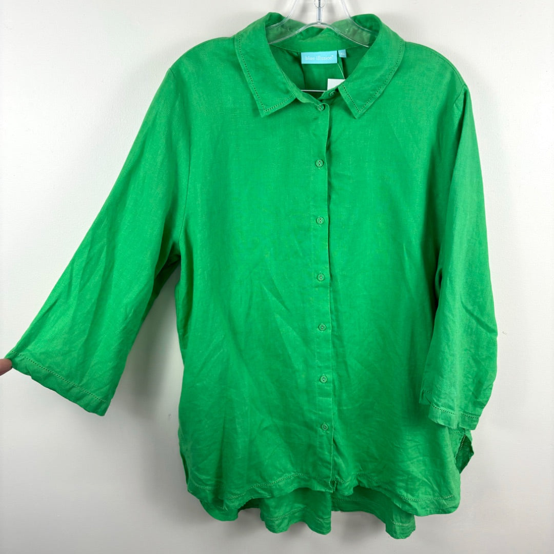 Blue Illusion Shirt - Size XL
