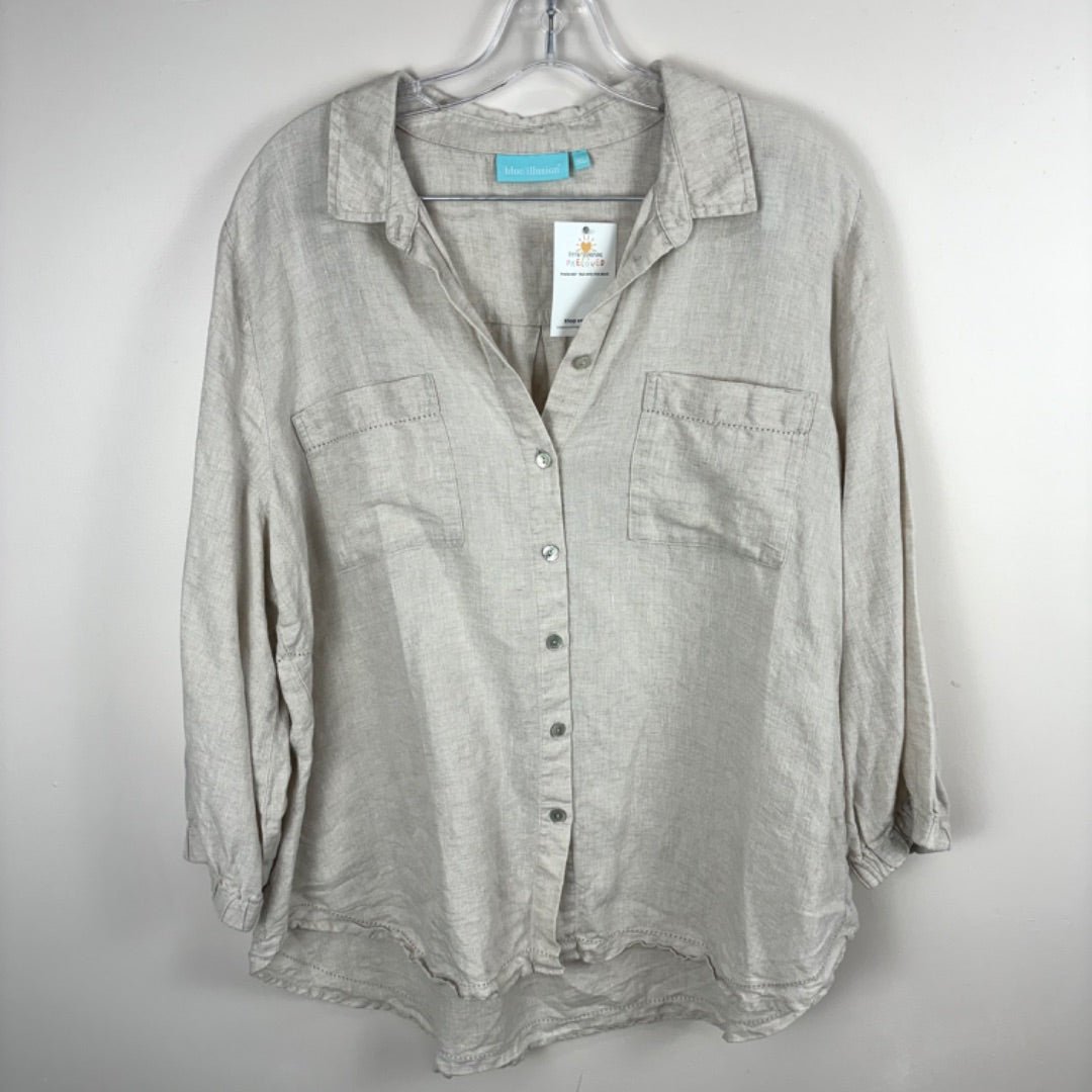 Blue Illusion Shirt - Size XL