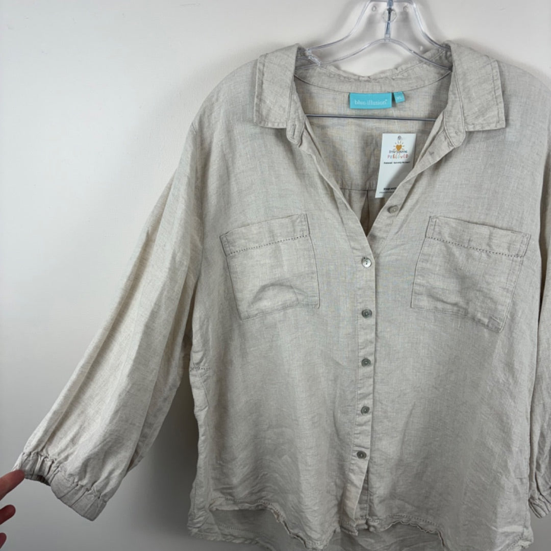Blue Illusion Shirt - Size XL