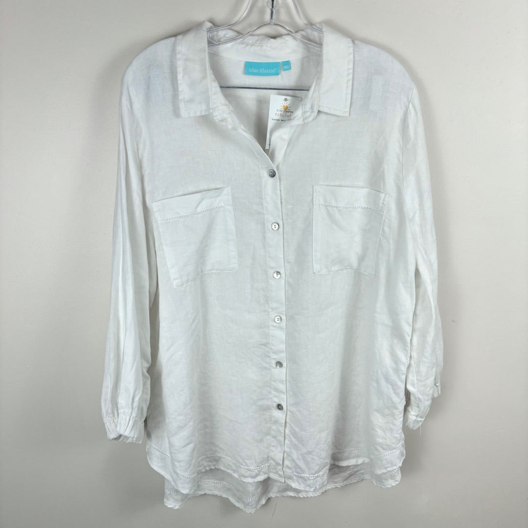 Blue Illusion Shirt - Size XL