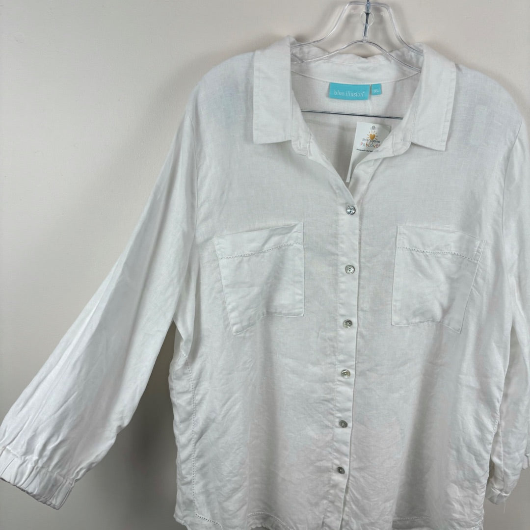 Blue Illusion Shirt - Size XL