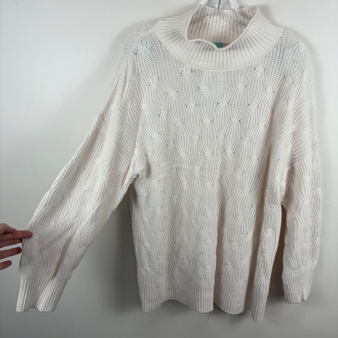 Blue Illusion Knit Jumper - Size XL