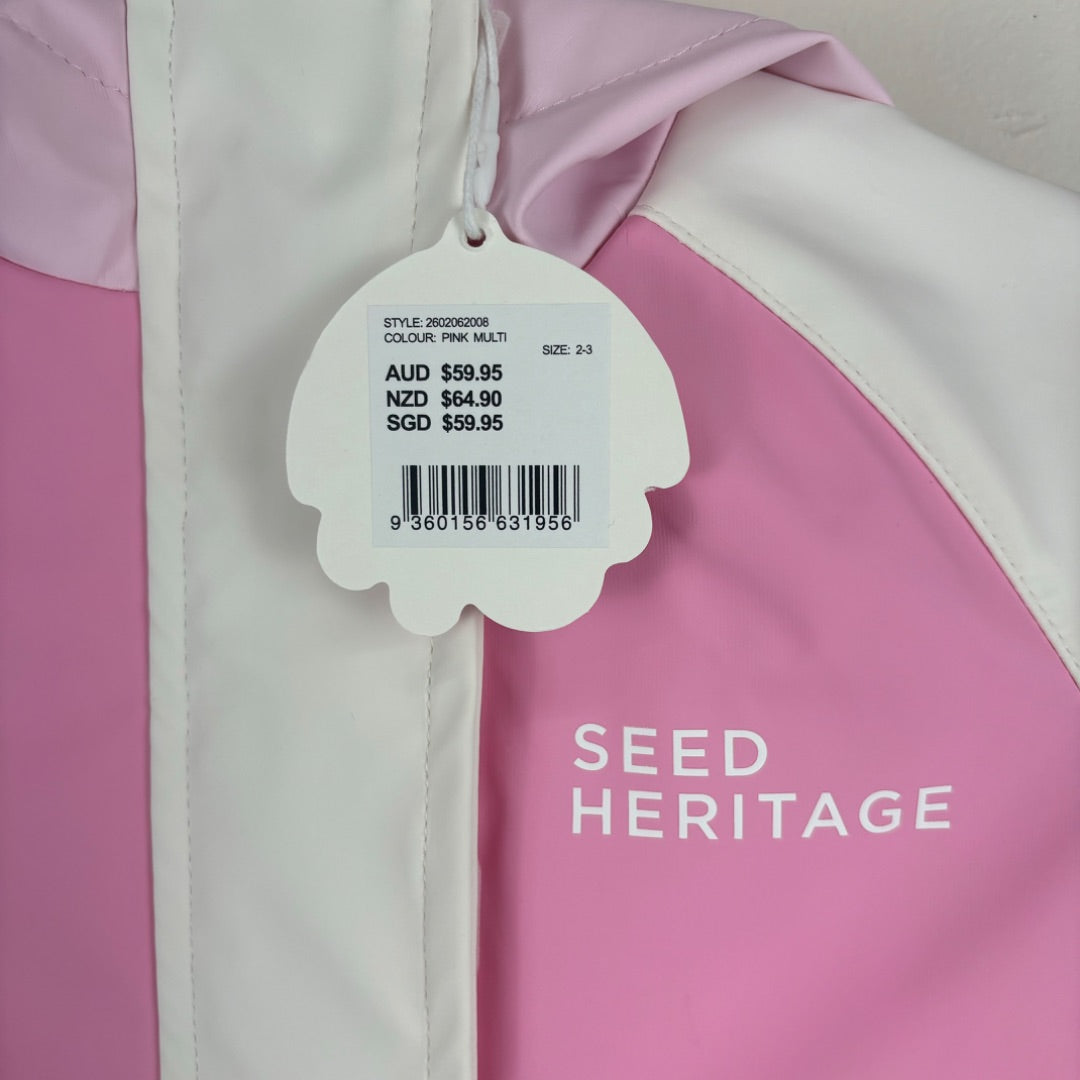 Seed Rain Coat BNWT - Size 2-3