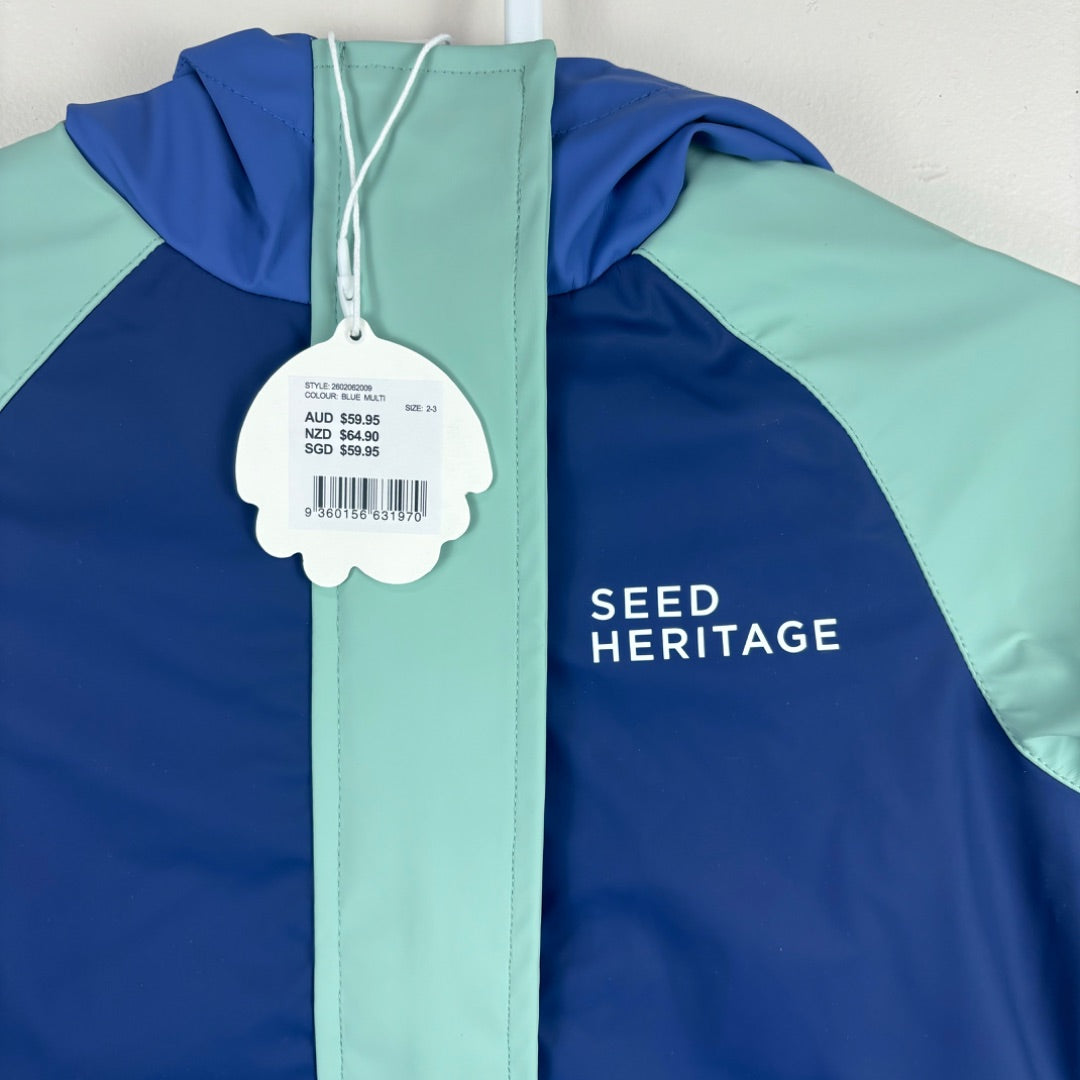 Seed Rain Coat BNWT - Size 2-3