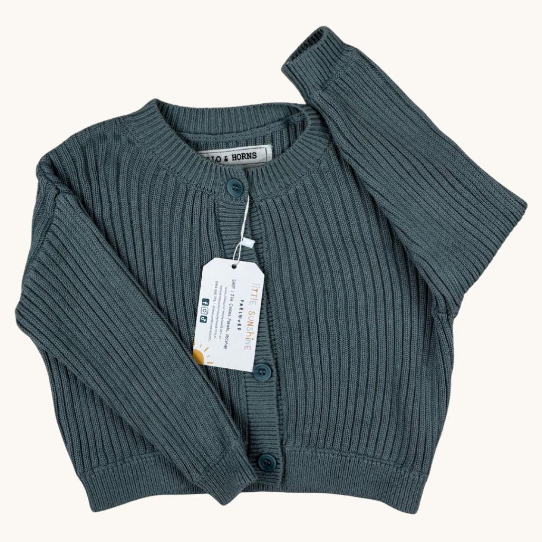 Halo & Horns Cardigan - Size 0-3