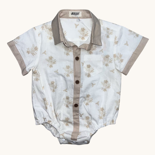 Bencer & Hazelnut Romper - Size 0