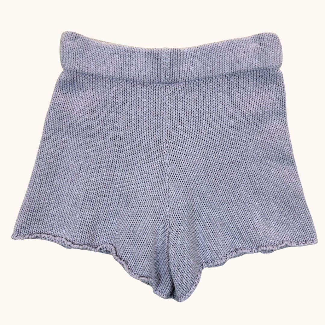 Subtitled Knit Shorts - Size S