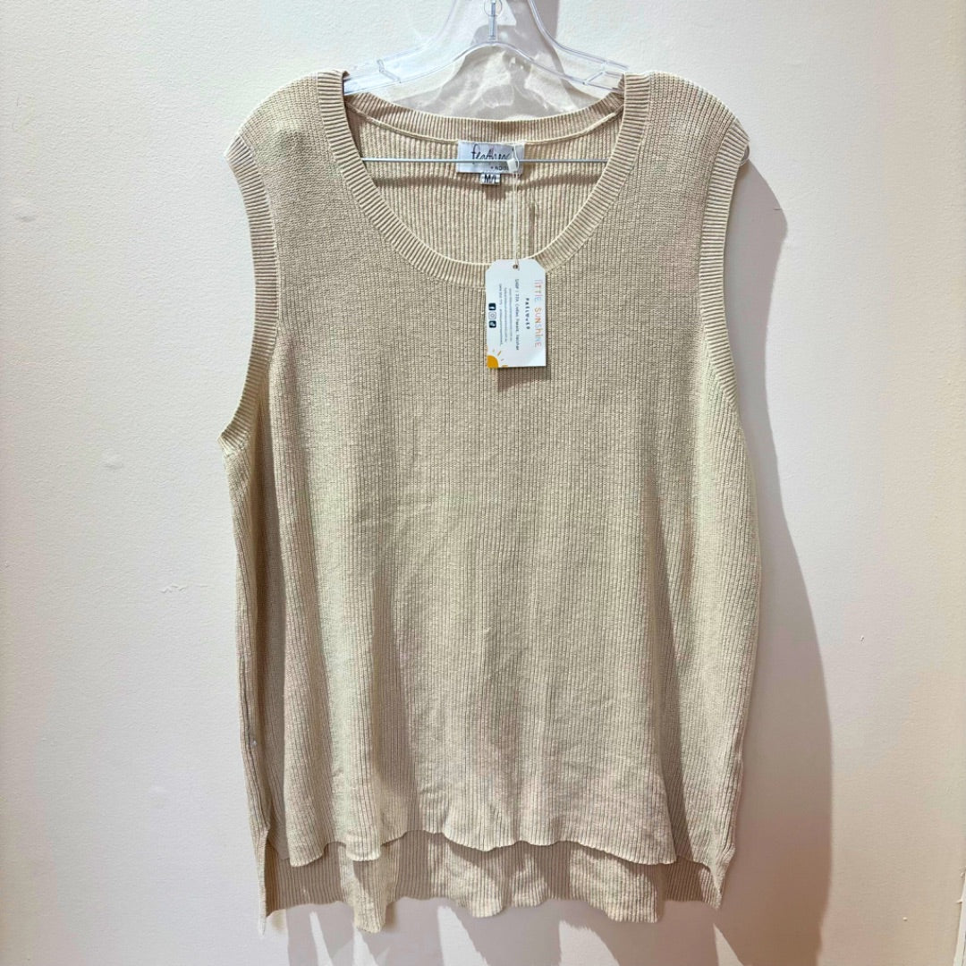 Feather + Noise Knit Vest - Size M-L