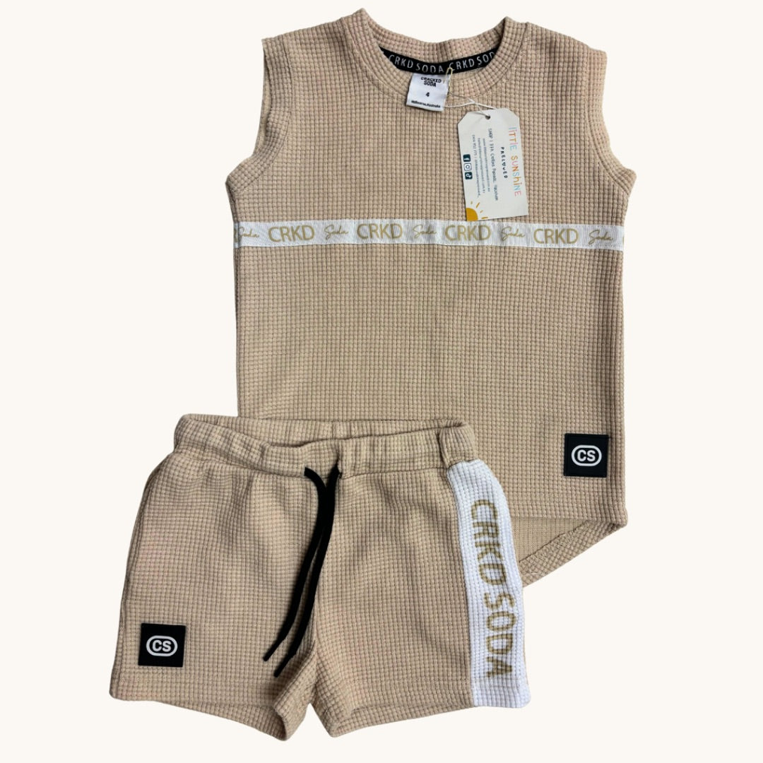 Cracked Soda Short Set - Size 4